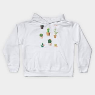 Cute Cacti Kids Hoodie